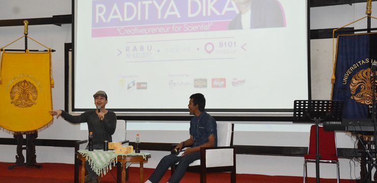 Talkshow Creativepreneur for Scientist, Raditya Dika : “Saat ini kita berada di era menciptakan value”