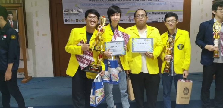 Dua Tim Mahasiswa FMIPA UI Boyong Dua Gelar Bergengsi dalam Ajang Kompetisi Matematika Nasional