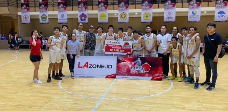 Tim Basket UI Runner Up City Series liga basket terbesar antar perguruan tinggi se-Indonesia