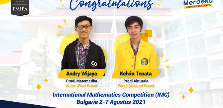Dua Mahasiswa FMIPA UI Raih Emas dan Perak di IMC (International Mathematics Competition) 2021